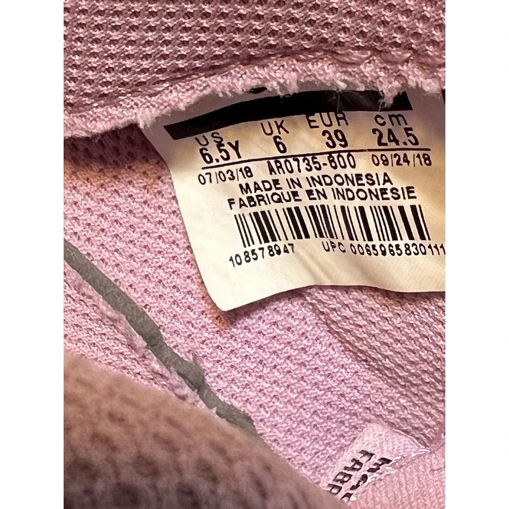 Nike Air Force 1‎ Low Womens Size 7 Pink Canvas Gum Sole Streetwear Barbiecore